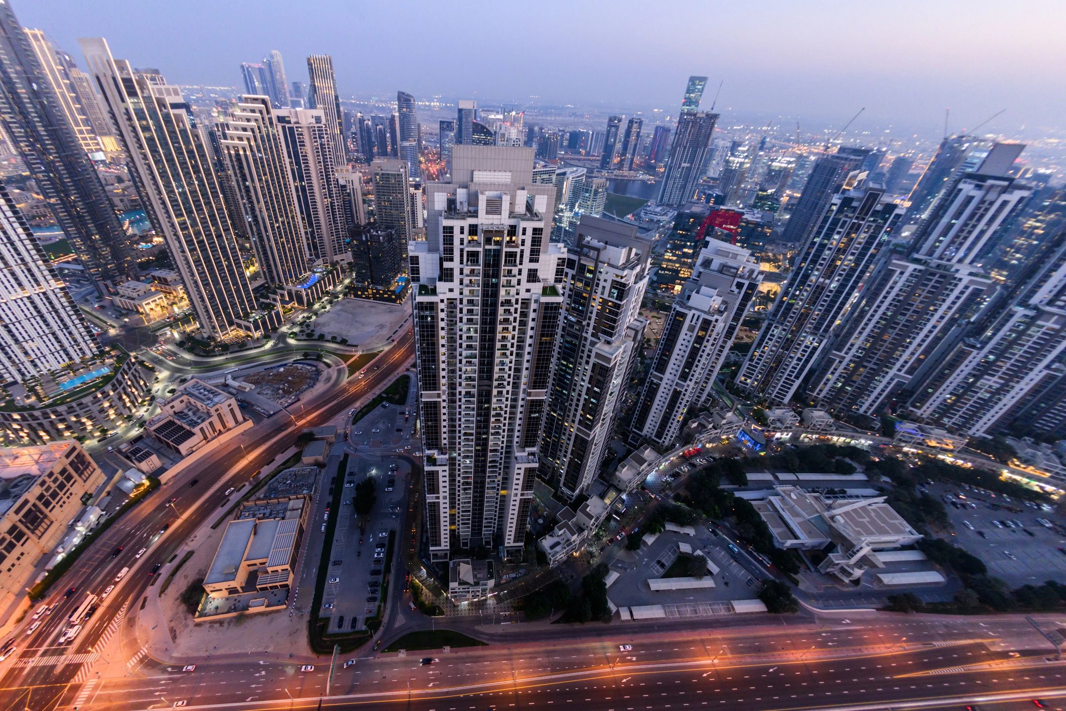 Dubai skyline at dusk representing WADIYA AI ENTERPRISES location